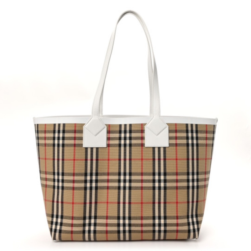 BURBERRY London Medium Check Cotton Tote - NWT & DUSTBAG ⭐️Discontinued⭐️ - Picture 12 of 13